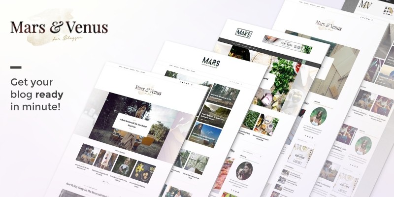 Mars And Venus - MultiConcept WordPress Blog Theme