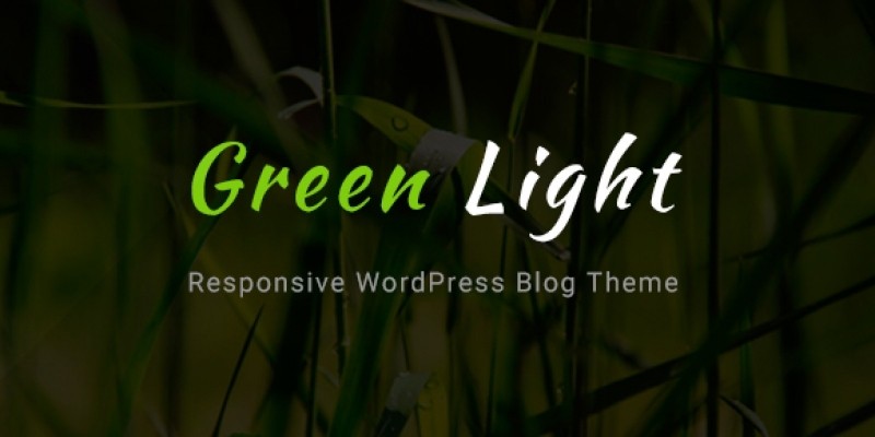 GreenLight - WordPress Blog Theme