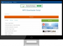MP3 Downloader PHP Script Screenshot 1