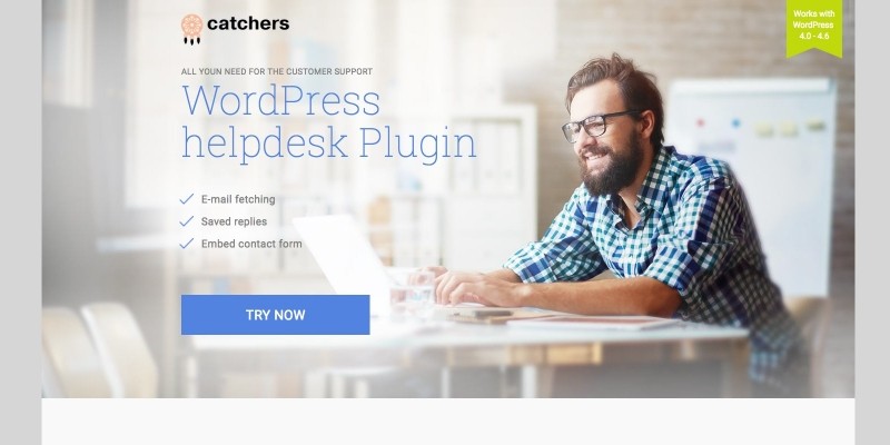 Catchers Helpdesk WordPress Plugin 