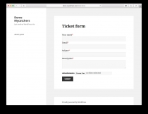 Catchers Helpdesk WordPress Plugin  Screenshot 1