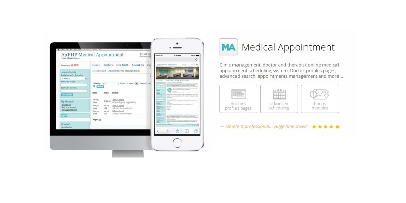 PHP Medical Appointment Script Light