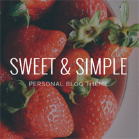 Sweet And Simple - Beautiful Wordpress Theme