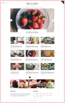Sweet And Simple - Beautiful Wordpress Theme Screenshot 1