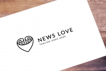 Love News - Logo Template Screenshot 1