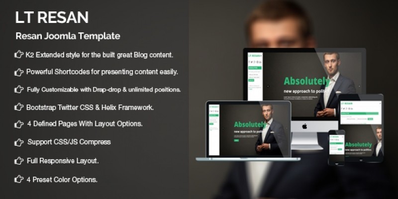 LT Resan – Premium Joomla Template
