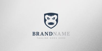 Angry Gorilla Logo Template