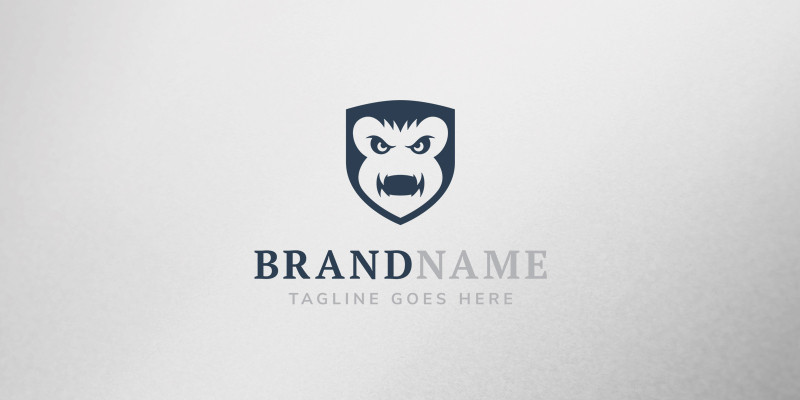 Angry Gorilla Logo Template