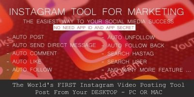 VTGram - Instagram Marketing Tool PHP