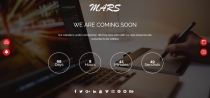 Mars - HTML Coming Soon Template Screenshot 1