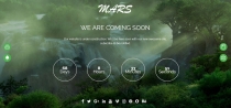 Mars - HTML Coming Soon Template Screenshot 2