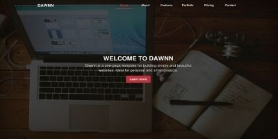 Dawnn - Multipurpose Responsive HTML Template  