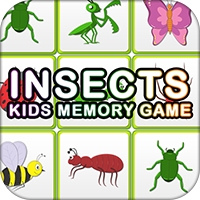 Kids Memory Game Insects - Unity Template