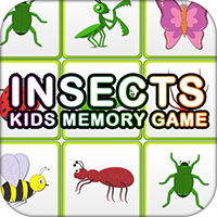 Kids Memory Game Insects - Unity Template