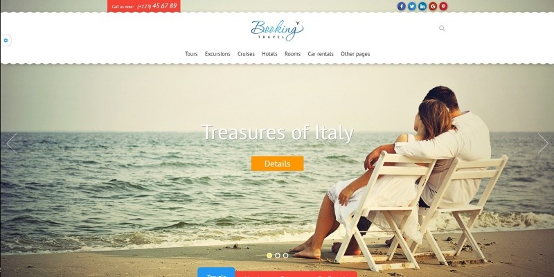 Booking Travel WordPress Theme