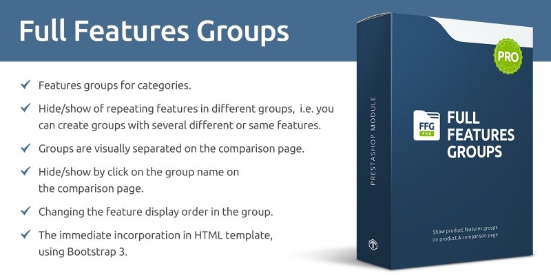 Full Features Groups PRO PrestaShop Module