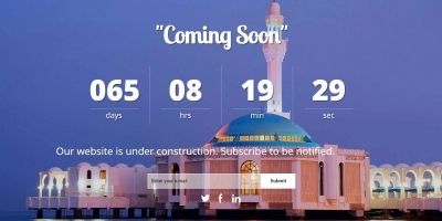 Jeddah City - Coming Soon HTML Template