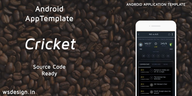 Cricket - Android Studio UI Kit
