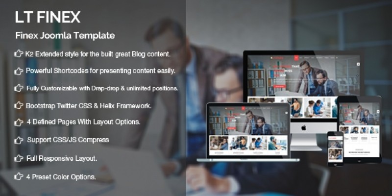 LT Finex – Company Joomla Template