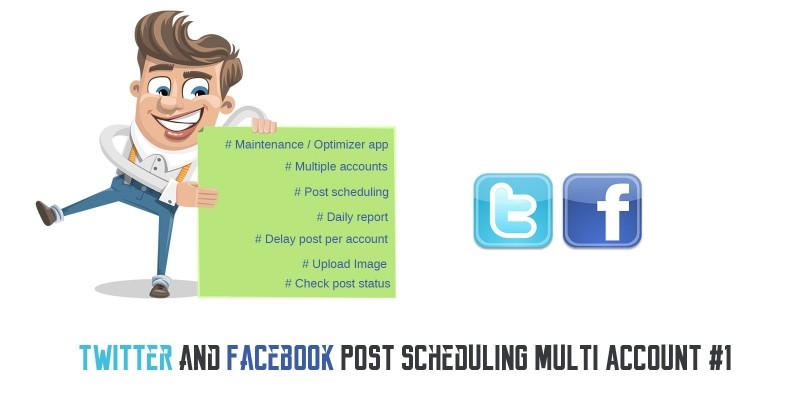 Twitter And Facebook Post Scheduling PHP Script