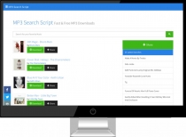 MP3 Search Script Pro PHP Screenshot 1