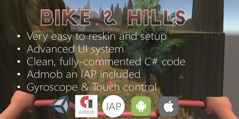 Bike & Hills - Unity Game Source Code