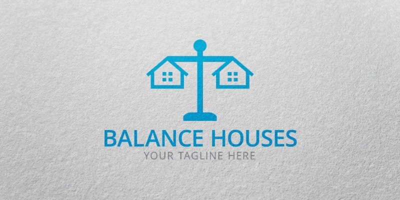 Balance Houses - Logo Template