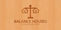 Balance Houses - Logo Template Screenshot 1