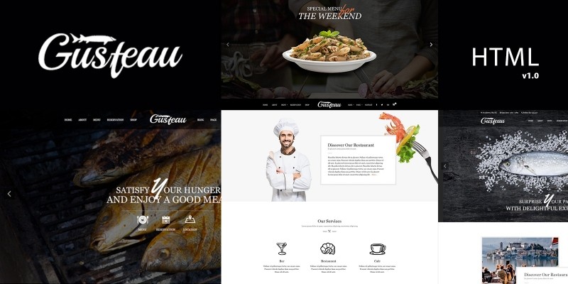 Gusteau - Responsive HTML Template for Restaurants