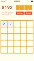 1024 Puzzle Game - iOS App Source Code Screenshot 2