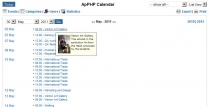 PHP Calendar Script Pro Screenshot 7