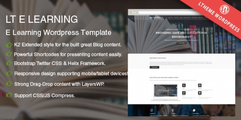 LT eLearning -  School Wordpress Theme