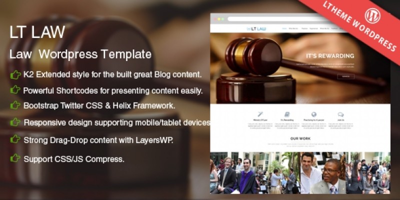 LT Law - Legal Wordpress Theme