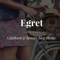 Egret - Fashion And Beauty WordPress Theme