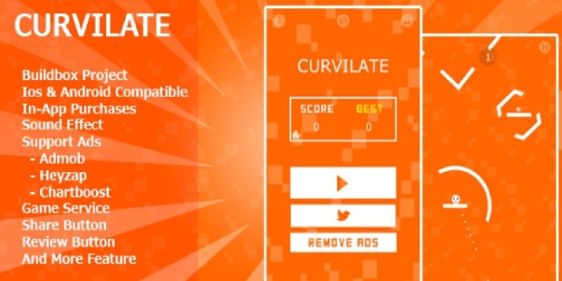 Curvilate - Buildbox Game Template