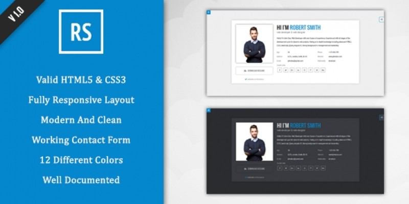 RStill - CV Resume HTML Template