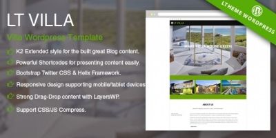 LT Villa - Responsive Villa WordPress Theme