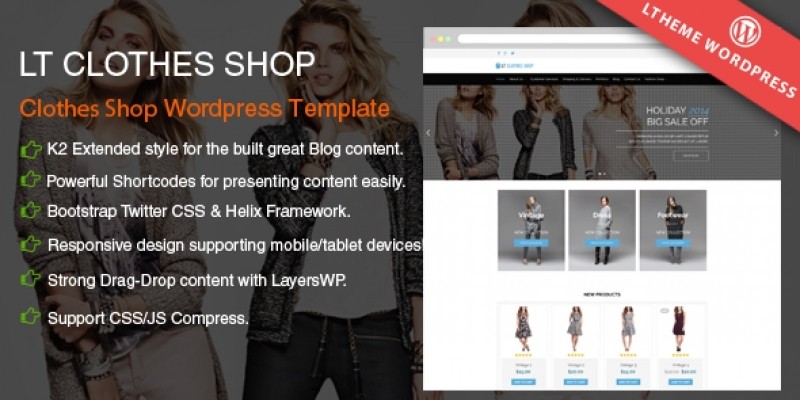 LT Shop - Online Shop Wordpress Theme