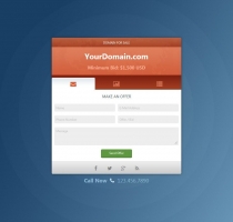 Aeon - Domain for Sale HTML Template Screenshot 1