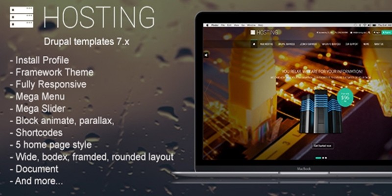 Hosting - Creative Drupal Theme