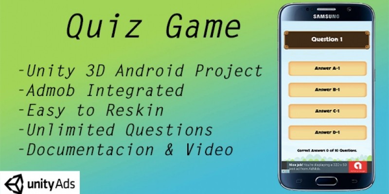 Quiz Game - Unity Source Code