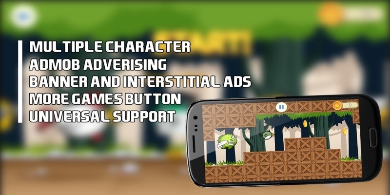 Jungle Flappy Bird - Buildbox Game Template