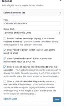Calorie Calculator Pro - WordPress Plugin Screenshot 5