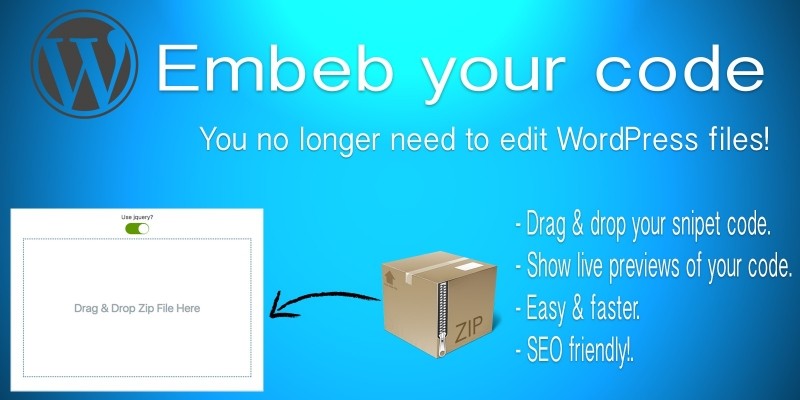 Embed your code - WordPress Plugin