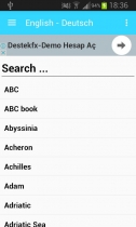 Android Dictionary App Source Code  Screenshot 2