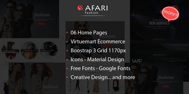 Safari - Responsive Multipurpose Shopify Theme