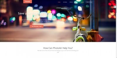 PhotoAir - App Presentation HTML Template