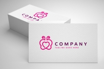 Butterfly Heart - Logo Template Screenshot 1
