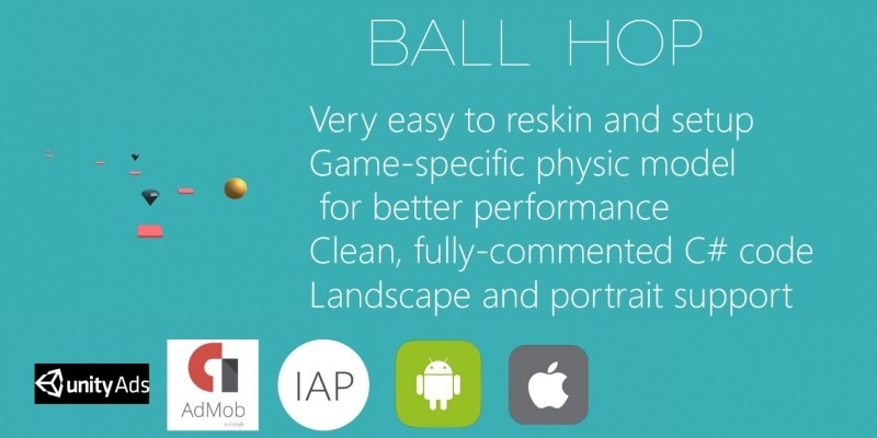 Ball Hop - Unity Game Source Code