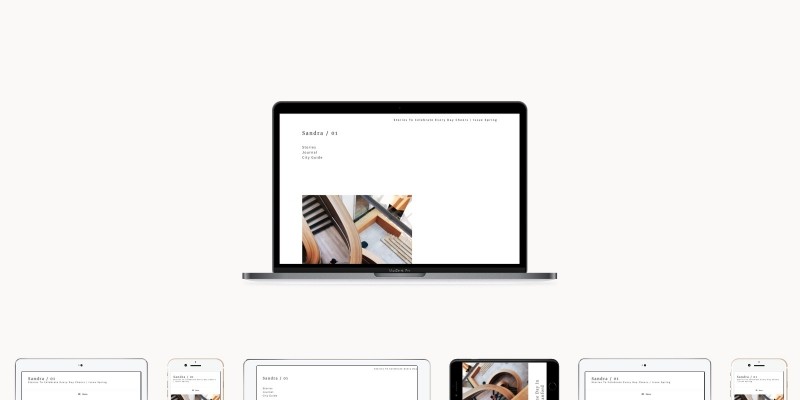 Sandra - Minimalistic WordPress Theme